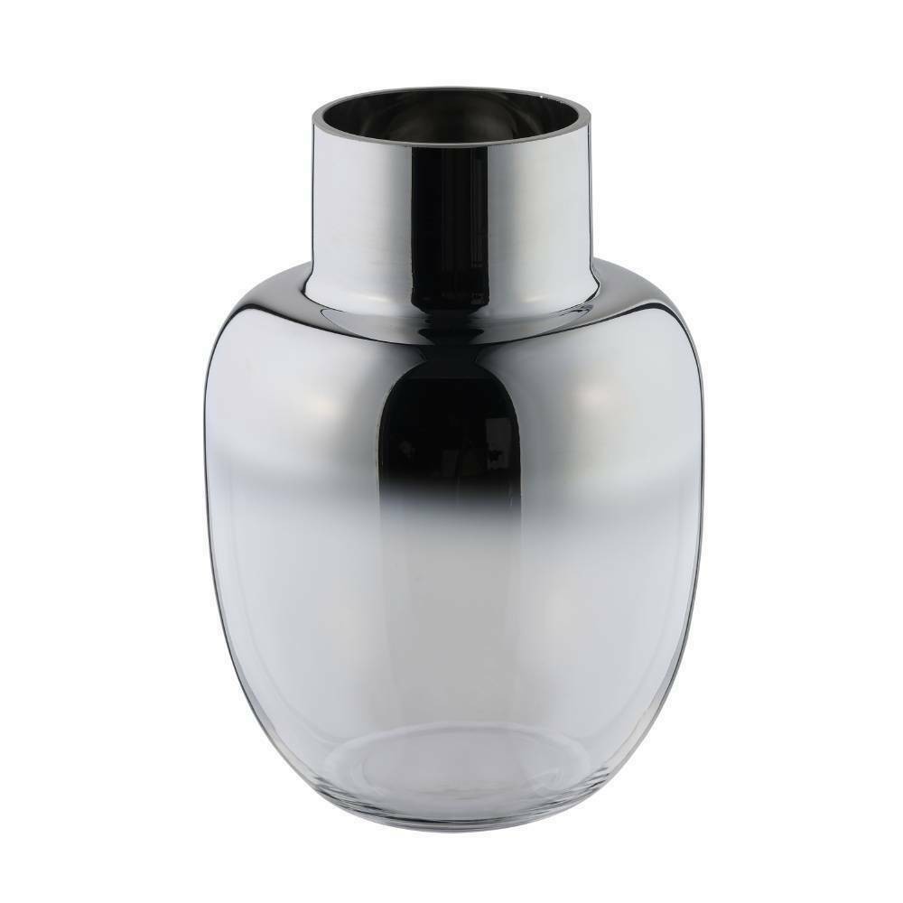 Eglo 421236 "SIRANANA" 20 Cm Yüksekliğinde Gümüş, Şeffaf Cam Vazo