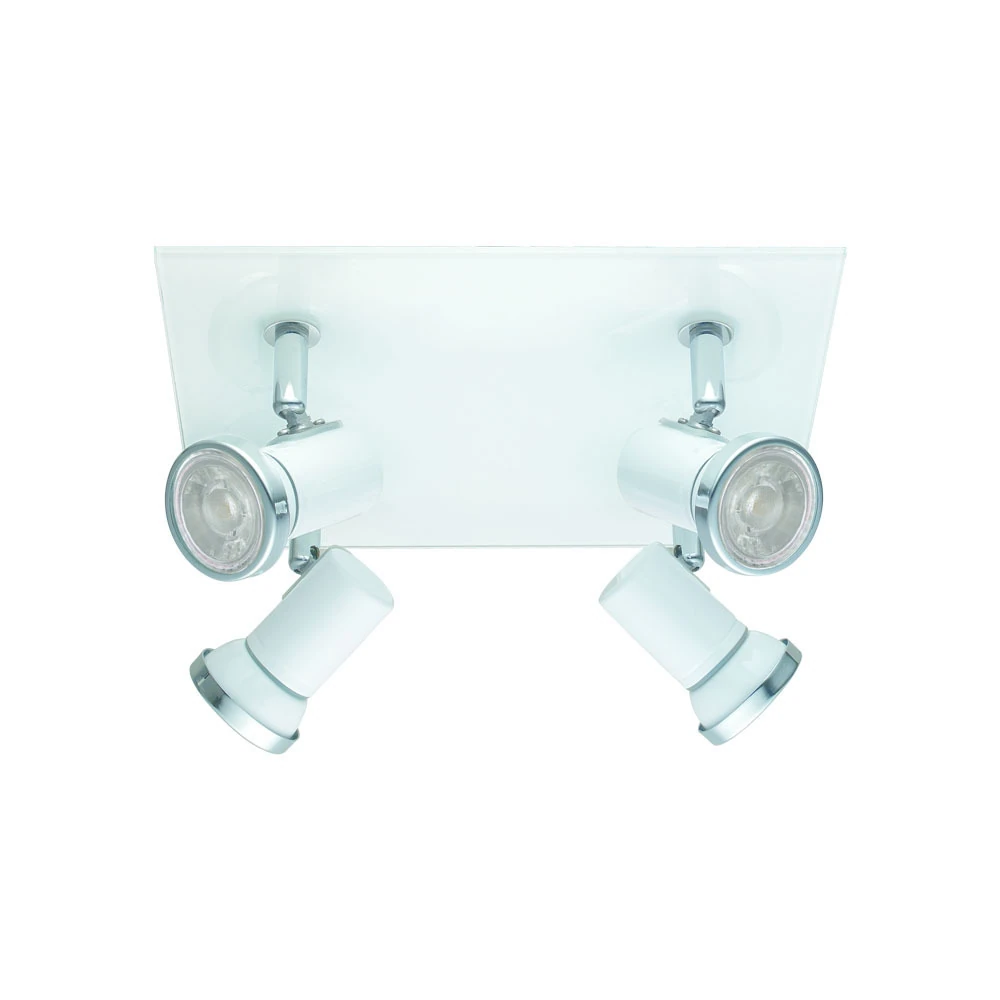 Eglo 95995 "TAMARA 1" 4X2,8W Çelik Beyaz, Krom Sıva Üstü Spot