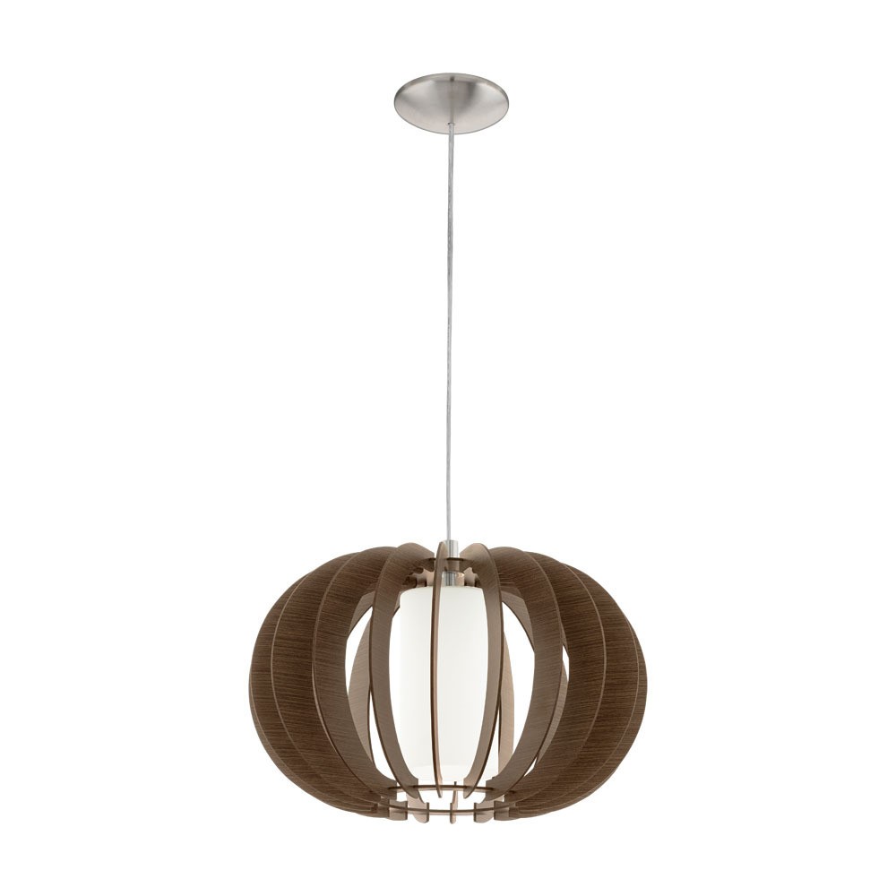 Eglo 95591 "STELLATO 3" 40 Cm Çapında Çelik Nikel Mat Sarkıt Avize