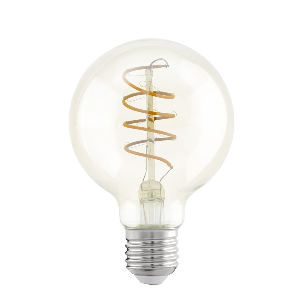 Eglo 110075 E27-LED-G80 Ampul 1X4W Amber  2200K 270 Lümen