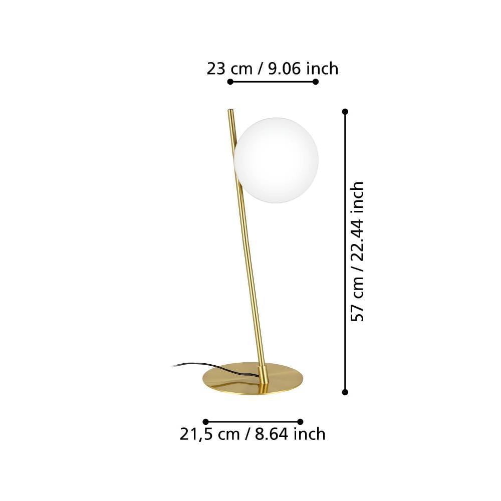 Eglo 900868 "RONDO 4" 56,5 Cm Yüksekliğinde Çelik Masa Lambası