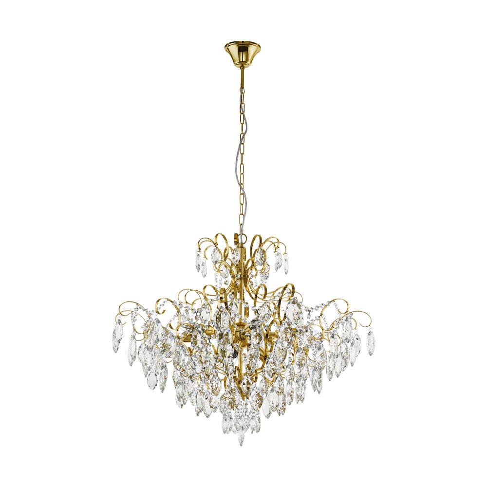 Eglo 39606 "FENOULLET 1" 121 Cm Yüksekliğinde Çelik Pirinç Sarkıt Avize