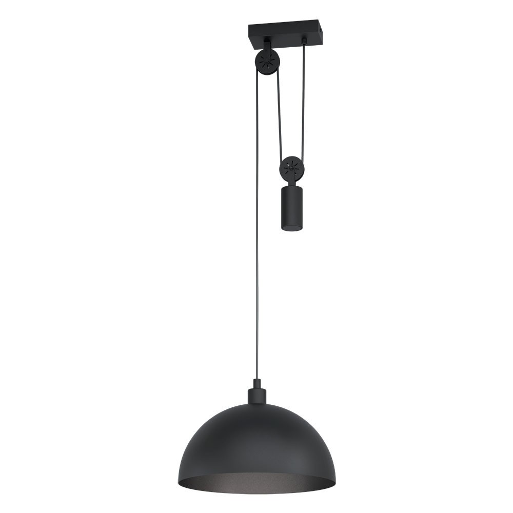 Eglo 43435 "WINKWORTH 1" 110 Cm Yüksekliğinde Çelik Siyah Sarkıt Avize