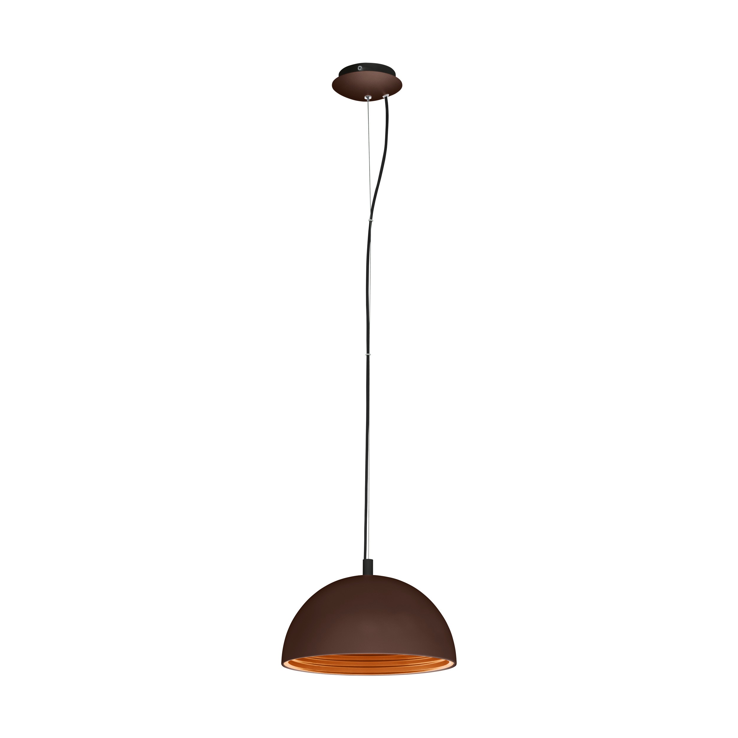 Eglo 61963 "PANDERAS" 30 Cm Çapında Çelik Kahverengi, Bakır Sarkıt Avize