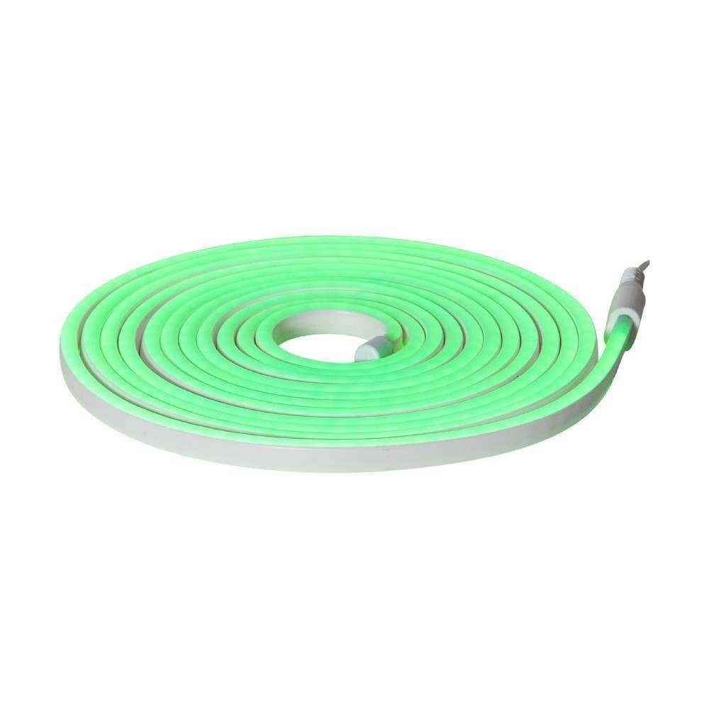 Eglo 900222 "FLATNEONLED" 500 Cm Uzunluğunda Dış Mekan Bahçe Aydınlatması Ağaç Yeşil Led Şerit Ip44