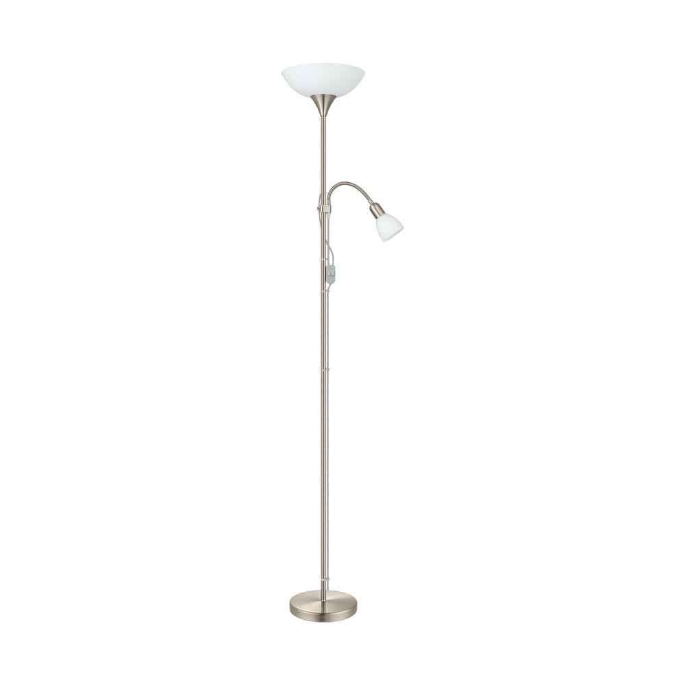 Eglo 82842 "UP 2" 176,5 Cm Yüksekliğinde Çelik Köşe Lambası Lambader