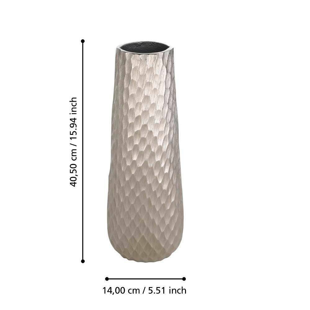 Eglo 421044 "NILGAUT" 40,5 Cm Yüksekliğinde Nikel Metal Vazo