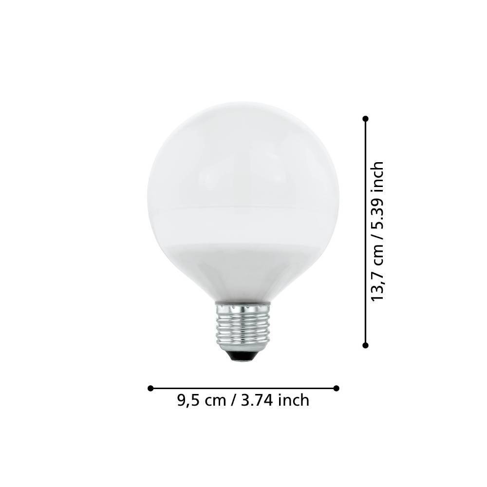 Eglo 12267 E27-Led-G95 Ampul 1X8,8W Opal 3000K 1200 Lümen
