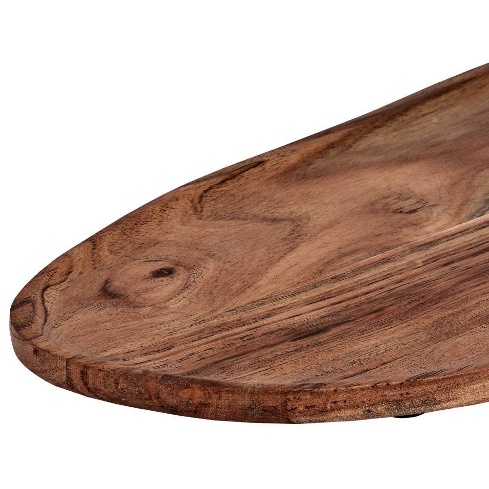 Eglo 427057 "FORLEYET" 40 Cm Uzunluğunda Doğal Ahşap Kase