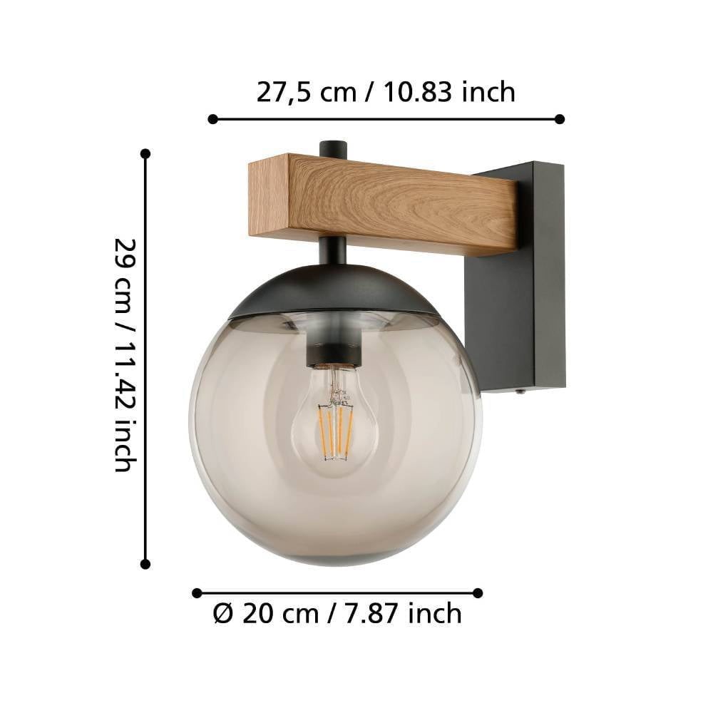 Eglo 900671 "BUFALATA" Çelik Dış Mekan Bahçe Aydınlatması Aplik Ip44