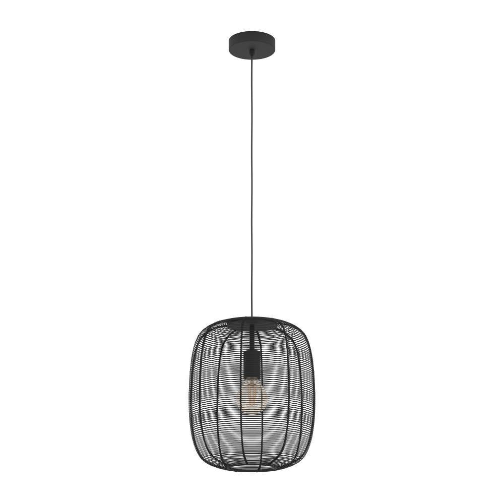 Eglo 43965 "RINROE" 110 Cm Yüksekliğinde Çelik Siyah Sarkıt Avize