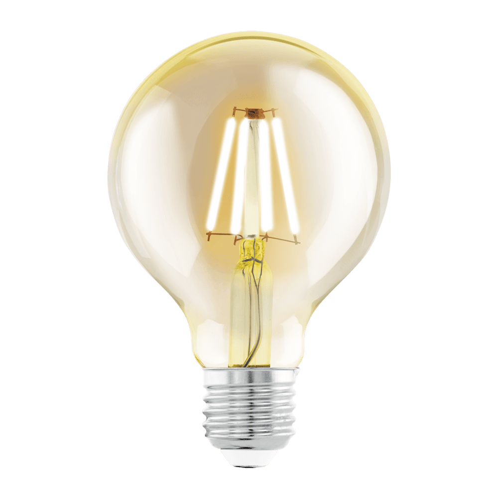 Eglo 110052 E27-Led-G80 Ampul 1X4W Amber 2200K 350 Lümen