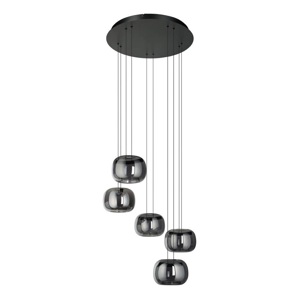 Eglo 390434 "HORTUNAS" 150 Cm Yüksekliğinde Çelik Siyah Sarkıt Avize