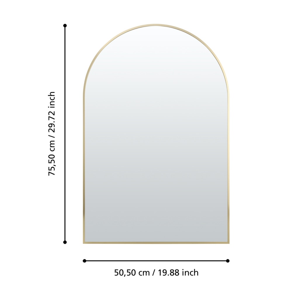 Eglo 425057 "AMBERY" 75,5 X 50,5 Cm Ölçülerinde Dekoratif Gold Ayna