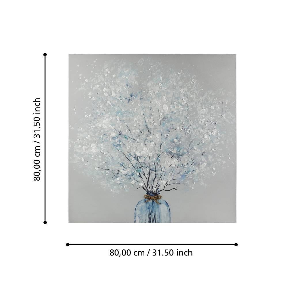 Eglo 423049 "ALAMINOS" 80 Cm Yüksekliğinde 80 Cm Uzunluğunda Dekoratif Duvar Tablo Resim