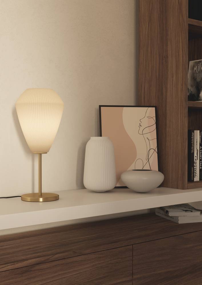 Eglo 900814 "CAPRAROLA" 46 Cm Yüksekliğinde Çelik Masa Lambası