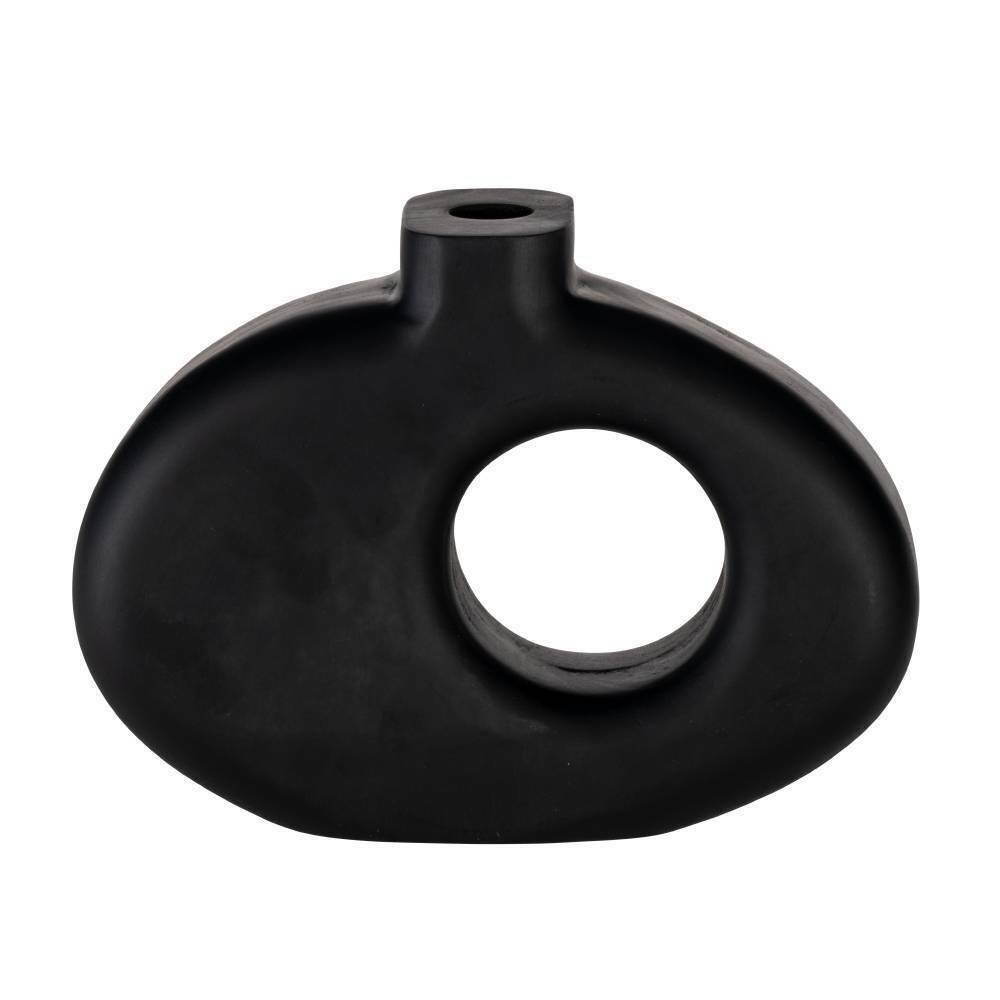 Eglo 421265 "MELOBODY" 18 Cm Yüksekliğinde Siyah Ahşap Vazo