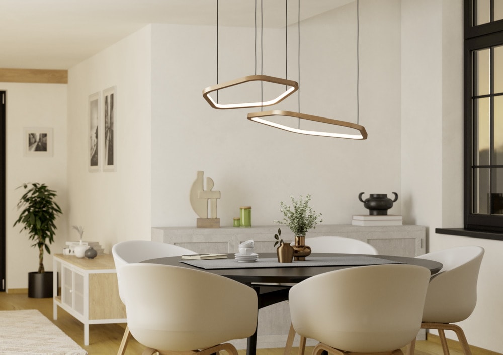 Eglo 390507 "ESTRELLA" 150 Cm Yüksekliğinde Alüminyum Çelik Sarkıt Avize