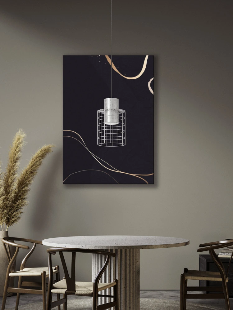 Eglo 43647 "MILLIGAN" 110 Cm Yüksekliğinde 20 Cm Çapında Çelik Sarkıt Avize