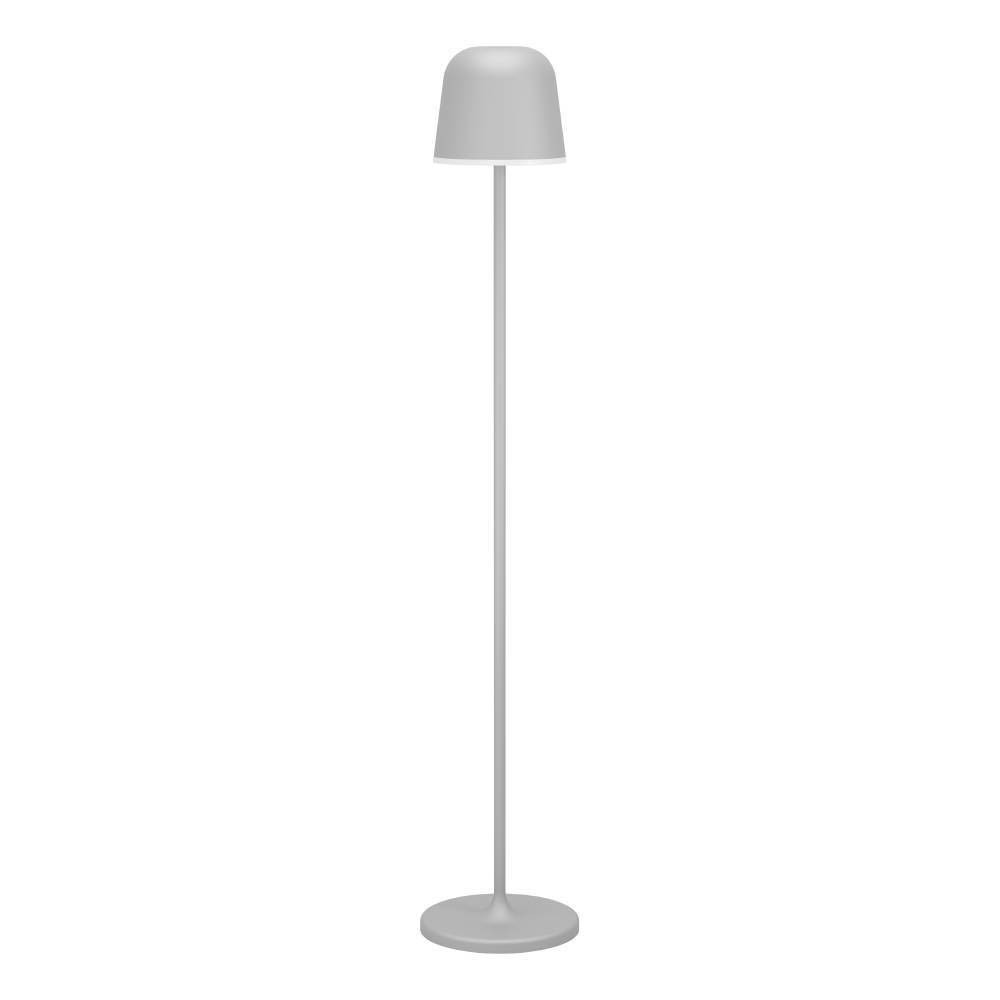 Eglo 901749 "MANNERA-L" 140 Cm Yüksekliğinde Usb Girişli Gri Alüminyum, Çelik Dokunmatik Köşe Lambası Lambader