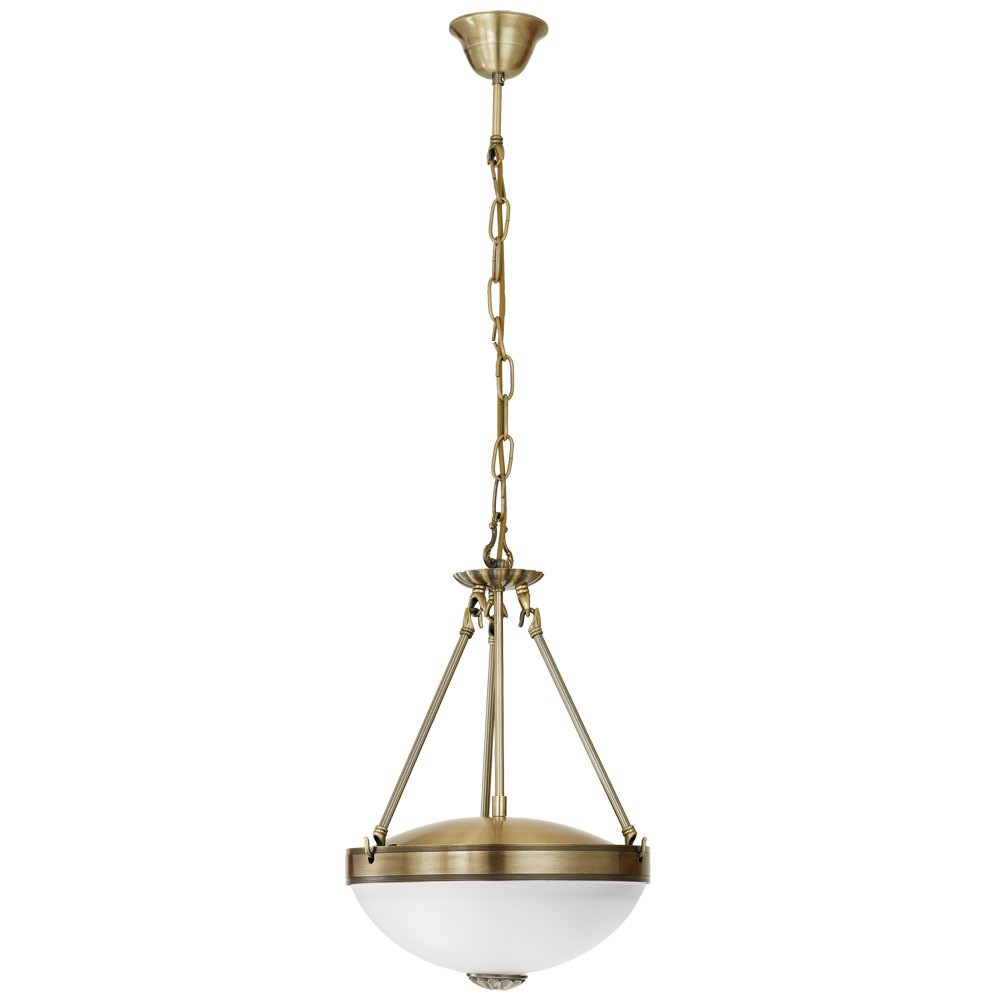 Eglo 82747 "SAVOY" 110 Cm Yüksekliğinde Metal Döküm Fırçalanmış Sarkıt Avize