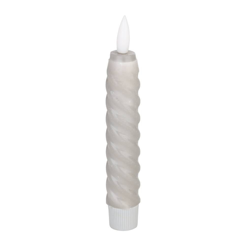 Eglo 422229 "ANDRAFIABE" 15 Cm Yüksekliğinde Led Balmumu Plastik Gri 2'Li Set