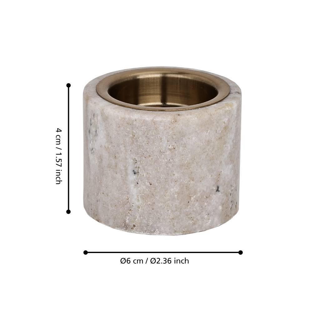 Eglo 422038 "ROUYIN" 4 Cm Yüksekliğinde Dekoratif Mermer Şamdan