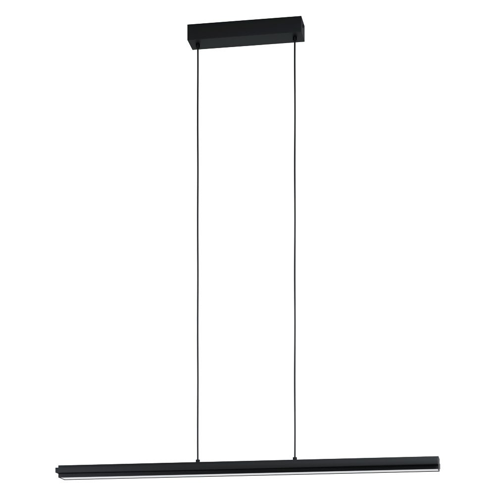 Eglo 99599 İç Mekan " Cambulos " Siyah Renk Dökme Çelik Sarkıt Aydınlatması Ip20 Led Max: 2X17W En: 93,5 Cm