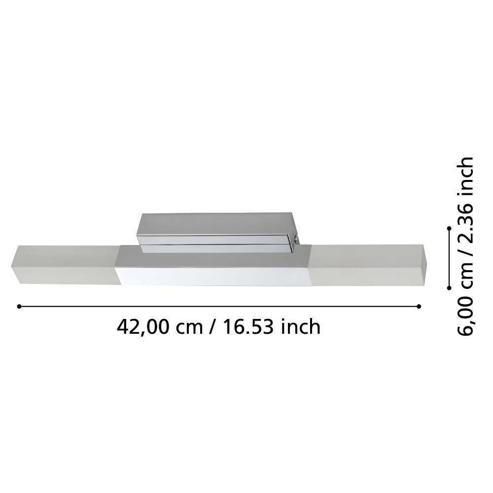 Eglo 900618 "ALCUDIA" Alüminyum, Çelik Krom Duvar Aplik Ip44