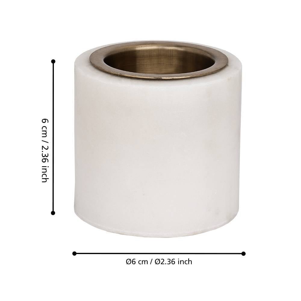 Eglo 422032 "ROUYIN" 6 Cm Yüksekliğinde Dekoratif Mermer Şamdan
