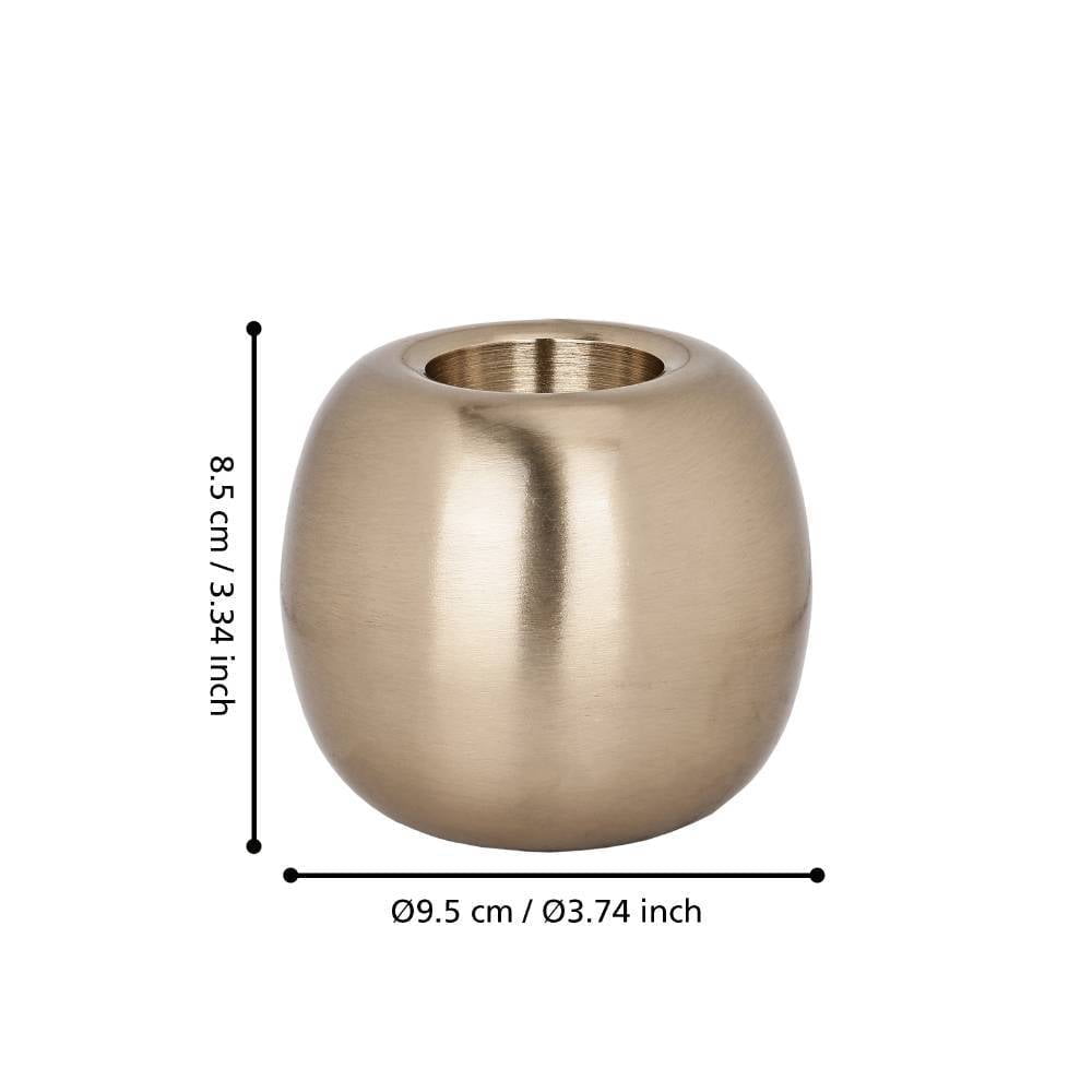 Eglo 422013 "JELLICOE" 8,5 Cm Yüksekliğinde Alüminyum Dekoratif Şamdan