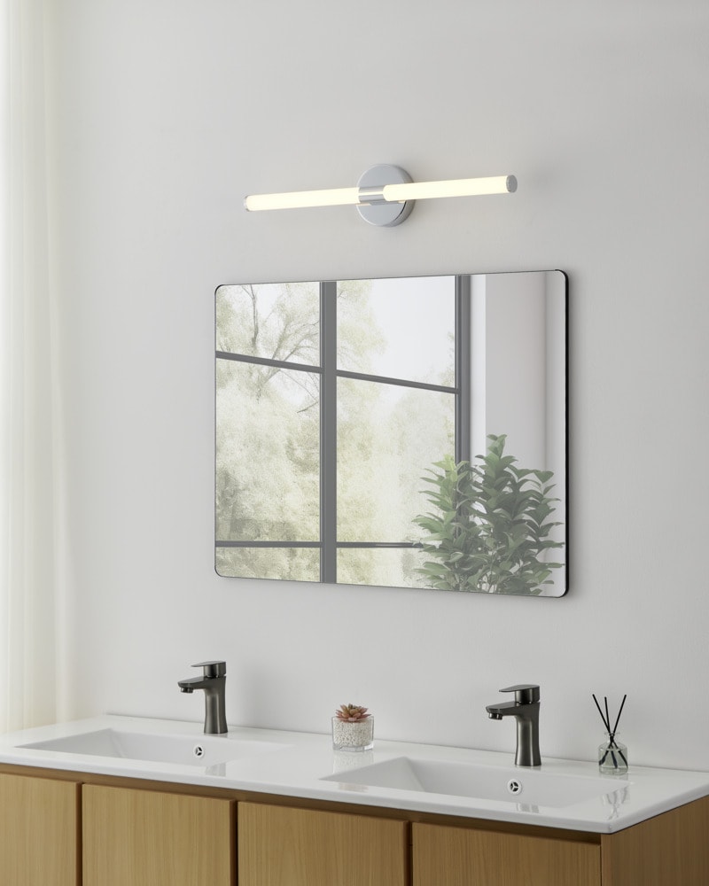 Eglo 901851 "RAMOLA" 60 Cm Uzunluğunda Krom Çelik Duvar Aplik Ip44
