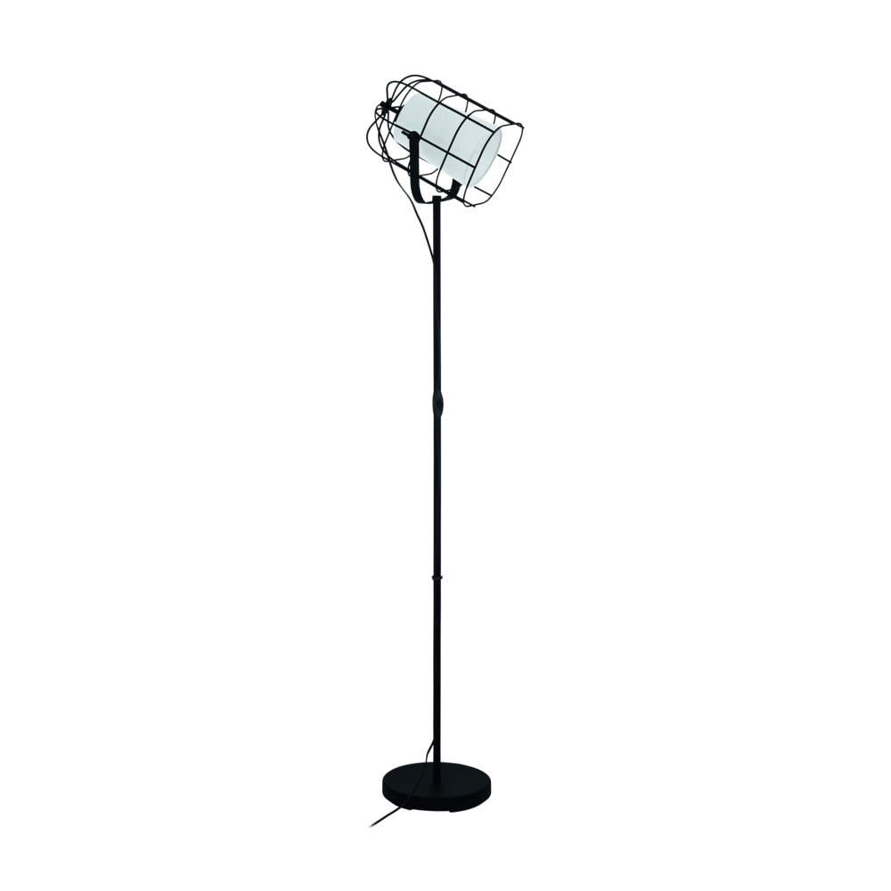 Eglo 43356 "BITTAMS" 148.5 Cm Yüksekliğinde Siyah Çelik Köşe Lambası Lambader