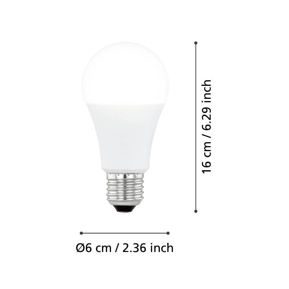 Eglo 110186 E27-Led-A60 Sensörlü Ampul 1X6,1W Opal 2700K 830 Lümen