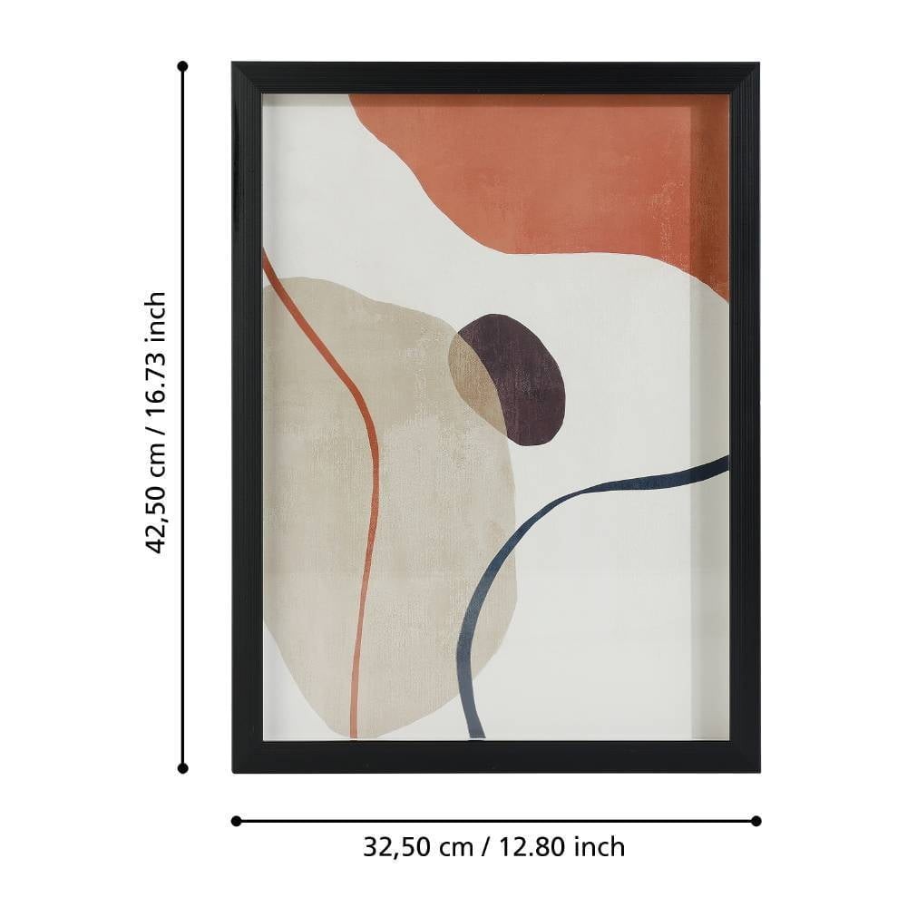 Eglo 423118 "ROBERVAL" 42,5 Cm Yüksekliğinde 32,5 Cm Uzunluğunda Dekoratif Duvar Tablo Resim