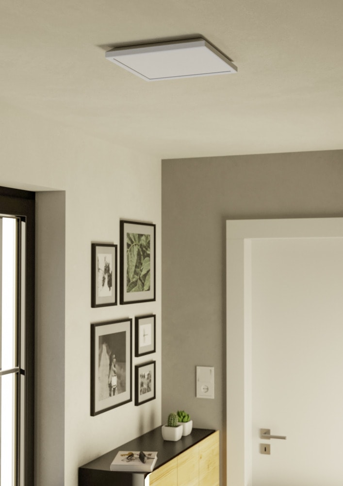 Eglo 901449 "ROVITO" 29 Cm Uzunluğunda Beyaz Plastik Led Panel Ip44