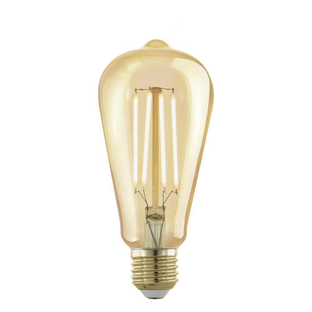 Eglo 110067 E27-Led-St64 Ampul 1X4W Amber 1700K 300 Lümen Dim Edilebilir