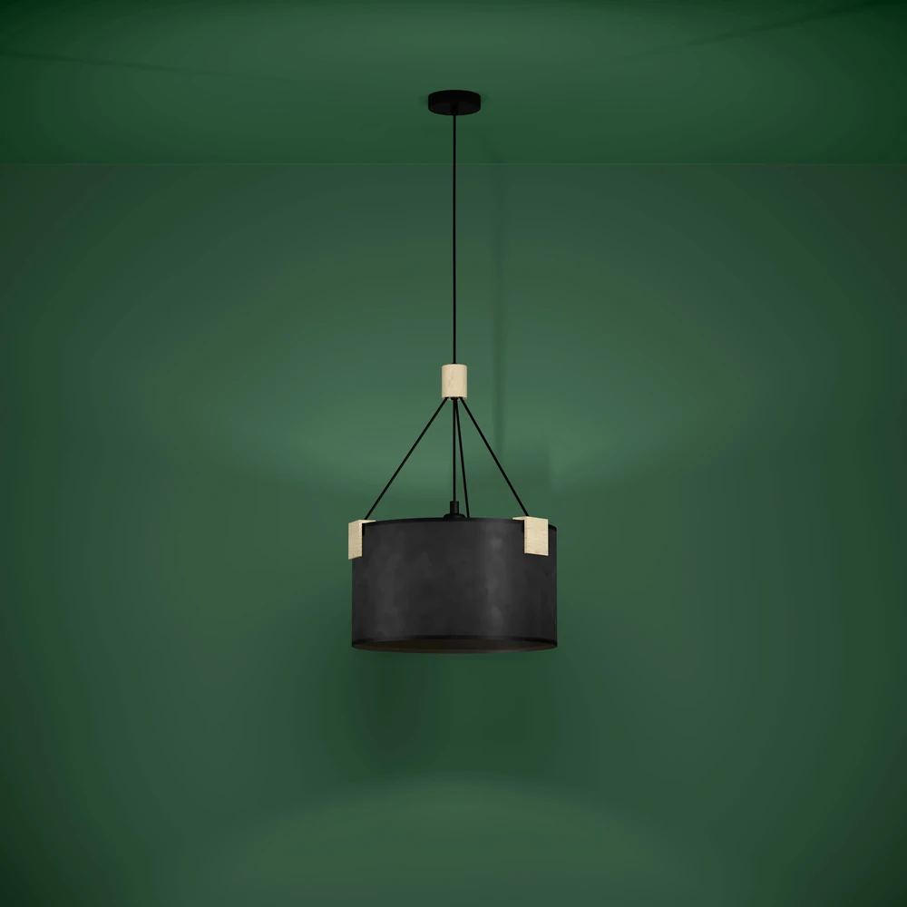 Eglo 39944 "POTOSI" 150 Cm Yüksekliğinde 40 Cm Çapında Çelik Sarkıt Avize