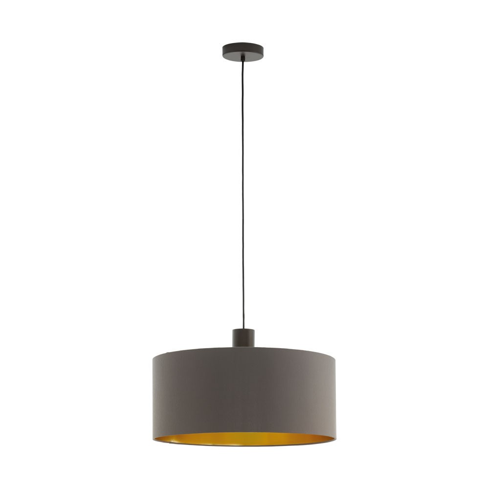 Eglo 97683 "CONCESSA 1" 53 Cm Çapında Çelik Koyu Kahverengi Sarkıt Avize