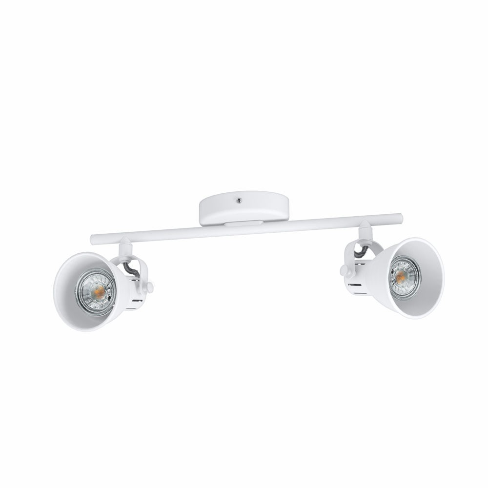 Eglo 98394 "SERAS 1" 2X2,8W Çelik Beyaz Sıva Üstü Spot