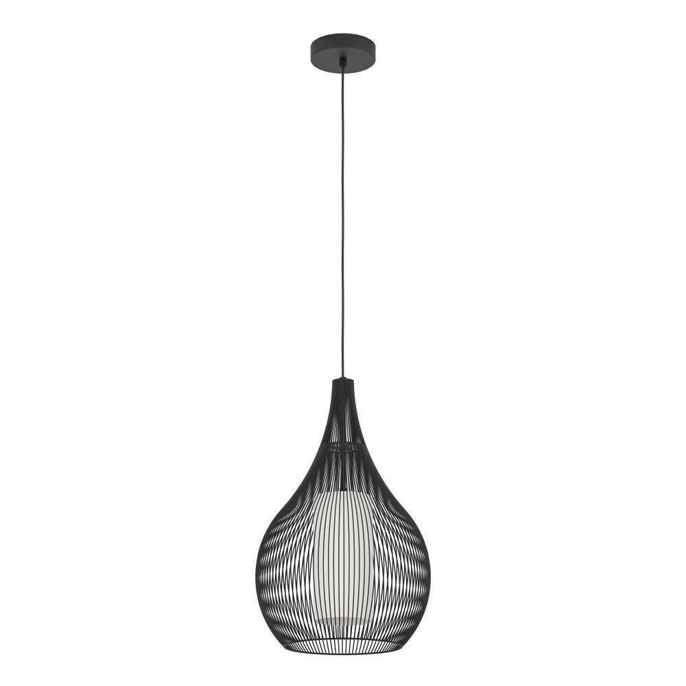 Eglo 900828 "RAZONI 1" 32,5 Cm Çapında Çelik Siyah Sarkıt Avize