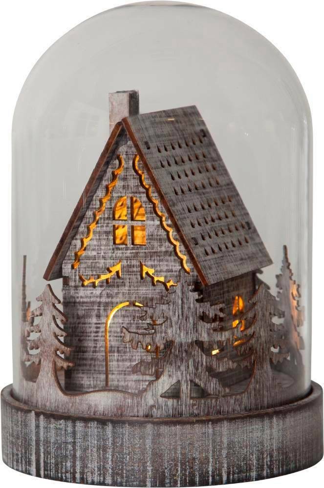 Eglo 064-93 "KUPOL" Ledli Kahverengi Kış Evi 17,5Cm Yüksekliğinde 12,5Cm Çapında