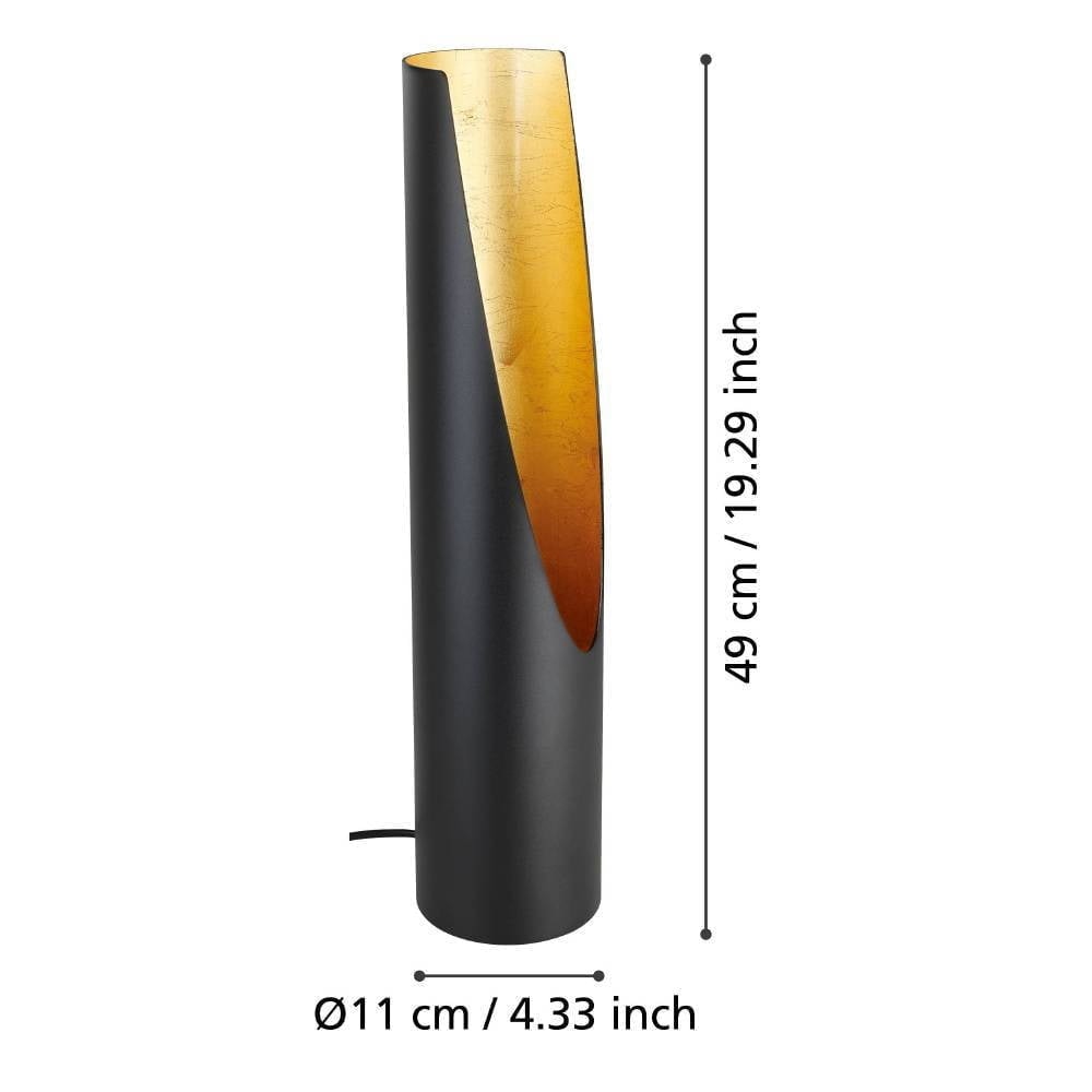 Eglo 390266 "PREBONE" 49 Cm Yüksekliğinde Çelik Masa Lambası