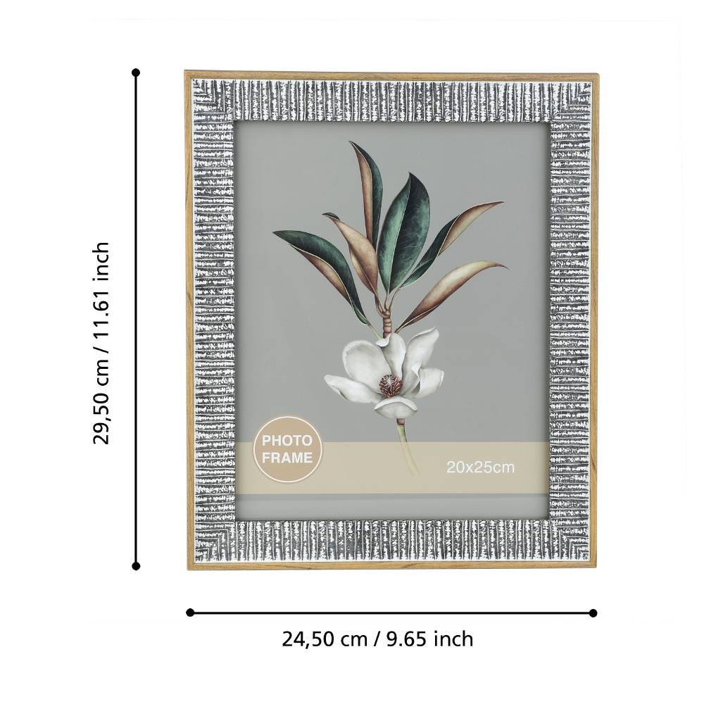 Eglo 423099 "CHENOR" 29,5 Cm Yüksekliğinde 24,5 Cm Uzunluğunda Plastik, Cam Mavi Resim Çerçevesi