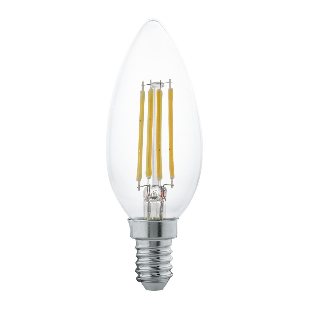 Eglo 11496 E14-Led-C35 Ampul 1X4W Şeffaf 2700K 350 Lümen