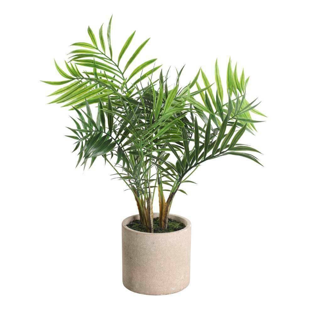 Eglo 428013 "TOBETSU" 47 Cm Yüksekliğinde Plastik Kahveengi, Yeşil Saksıda Yapay Çiçek