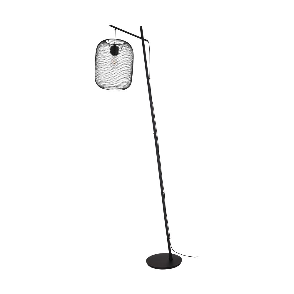 Eglo 32468 "WRINGTON" 194 Cm Yüksekliğinde Çelik Köşe Lambası Lambader