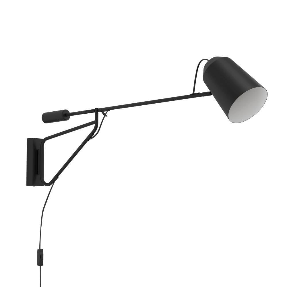Eglo 900614 "LORETO 1" Çelik Siyah, Beyaz Duvar Aplik
