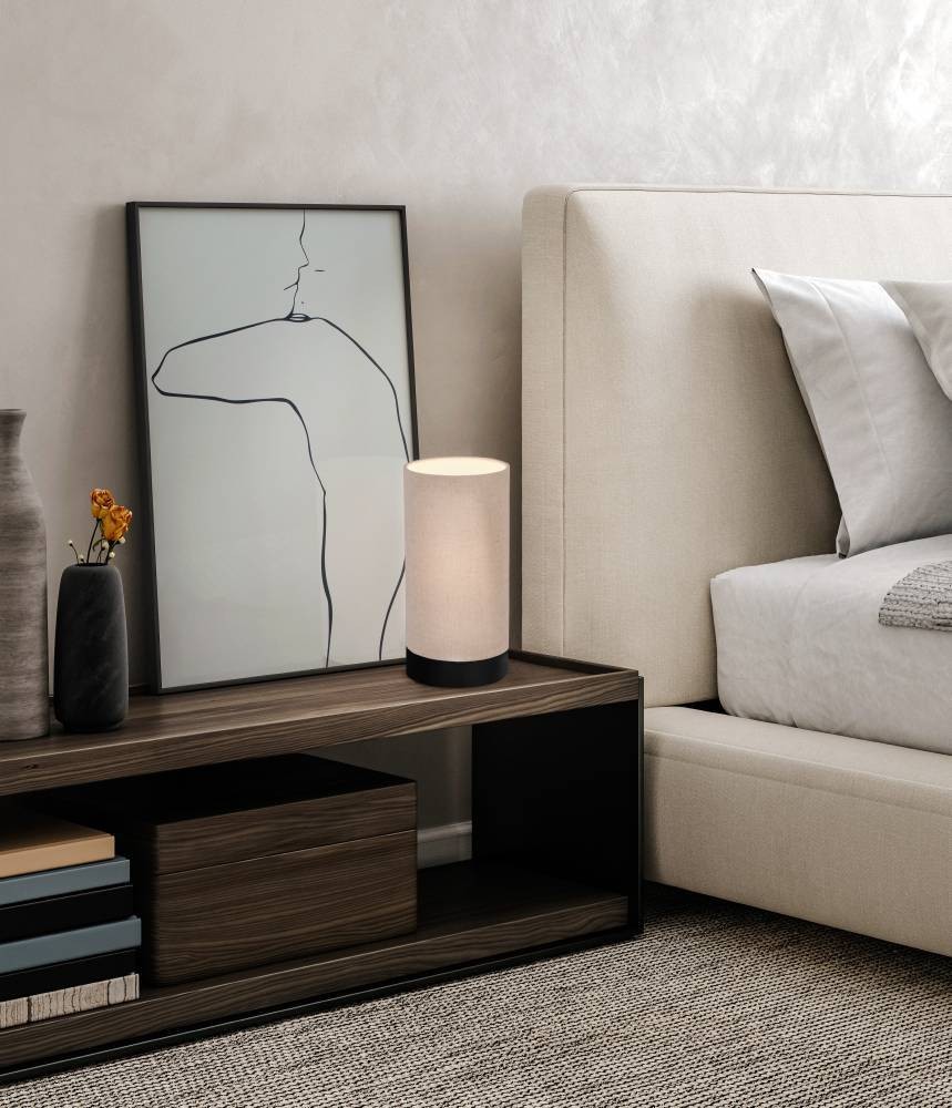 Eglo 900861 "FENIGLIA" 25,5 Cm Yüksekliğinde Çelik Masa Lambası