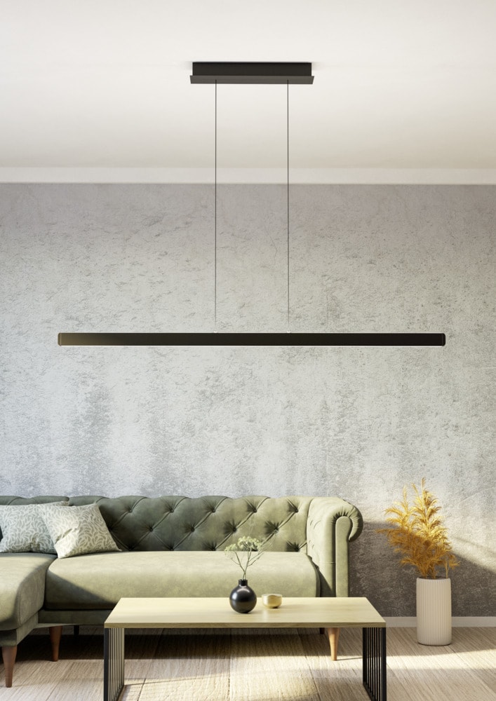 Eglo 390498 "CIGGIANO" 150 Cm Yüksekliğinde Alüminyum Çelik Sarkıt Avize